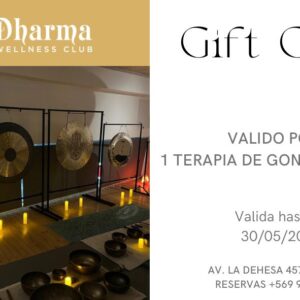 Giftcard Baño de Gong